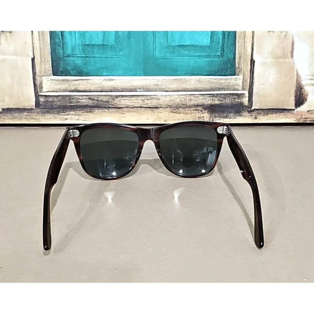 VINTAGE B&L RAY-BAN L1725 XWAS‎ G15 UV CRYSTAL SHINY TORT WAYFARER II SUNGLASSES